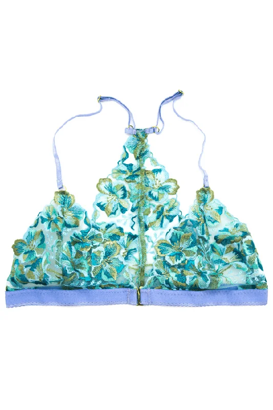 Women's Corset Style Lingerie Kenya Full Back Bralette - Blue