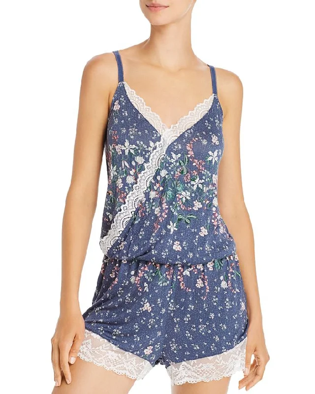 Plus Size Lace Lingerie for Women Back to Bed Romper