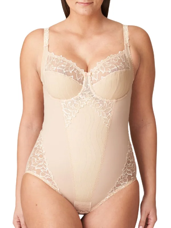 Women's Thermal Lingerie for Cold Weather Deauville Full Cup Body - Caffé Latte