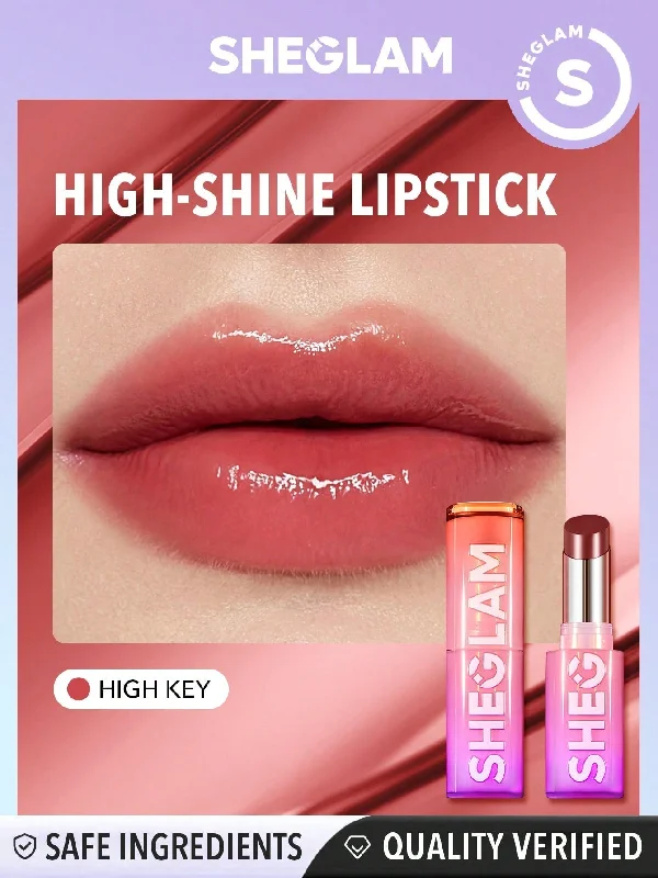 Women's Bridal Lingerie Collection SHEGLAM Mirror Kiss High-Shine Lipstick-High Key Women's Bridal Lingerie Collection SHEGLAM Mirror Kiss High-Shine Lipstick-High Key