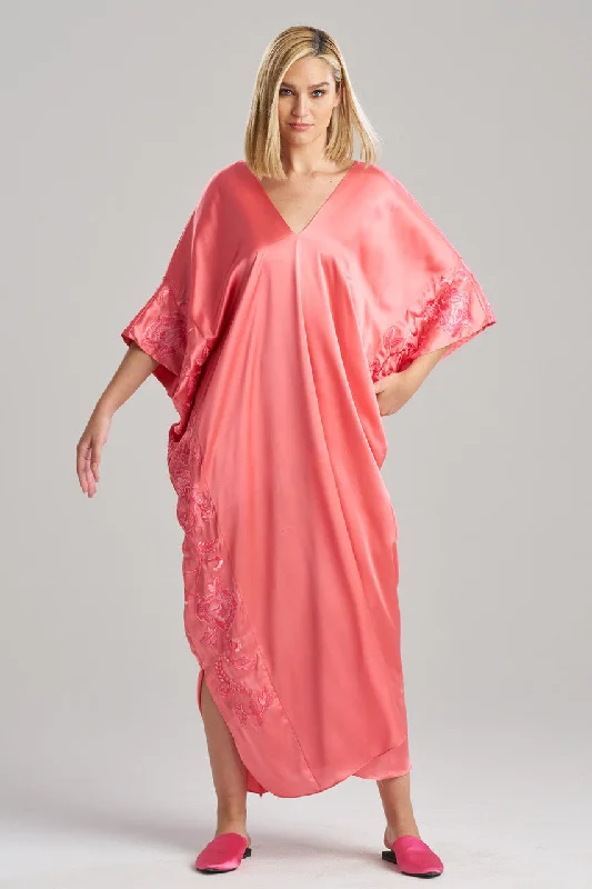 Women's Bridal Lingerie Collection Couture Malaga Embroidered Silk Caftan