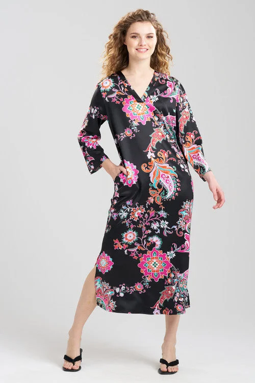 Elegant French Lace Lingerie for Women Jaipur Satin Caftan