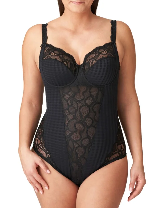 Women's Everyday Wear Lingerie Madison Full Cup Body - Black