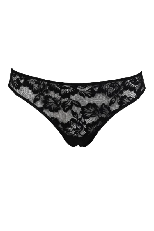 Women's Tummy Control Lingerie Amazing String - Black