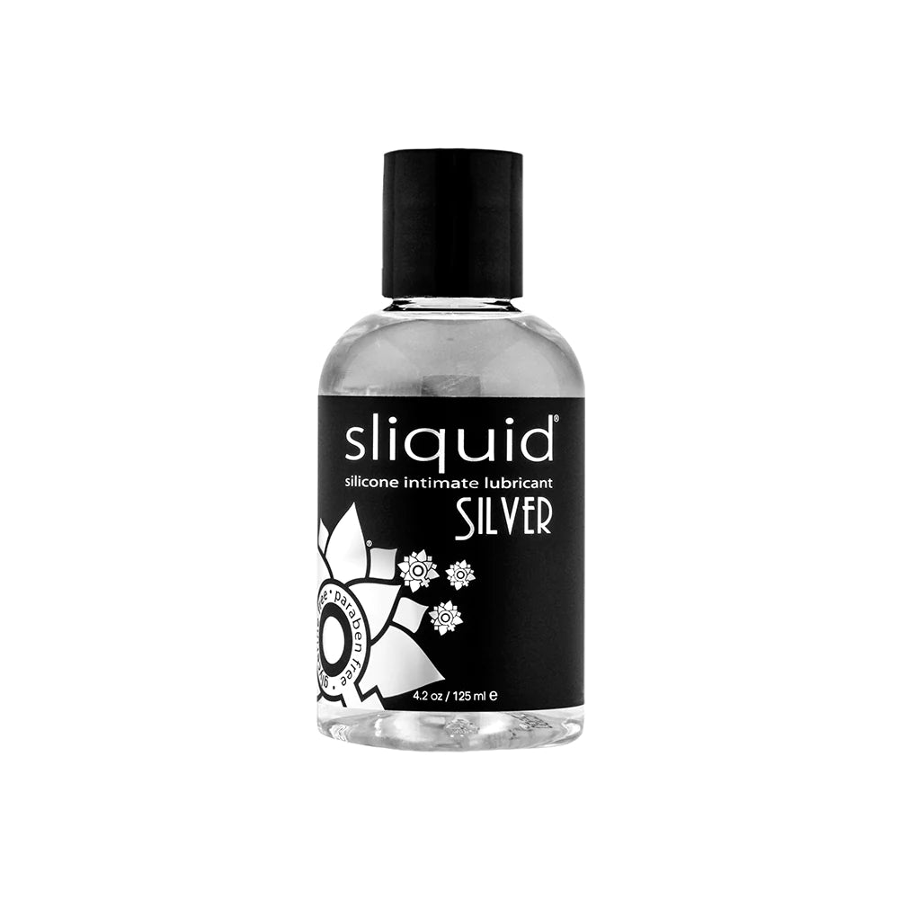 Women's Corset Style Lingerie Sliquid Silver Silicone Lubricant 4.2 oz