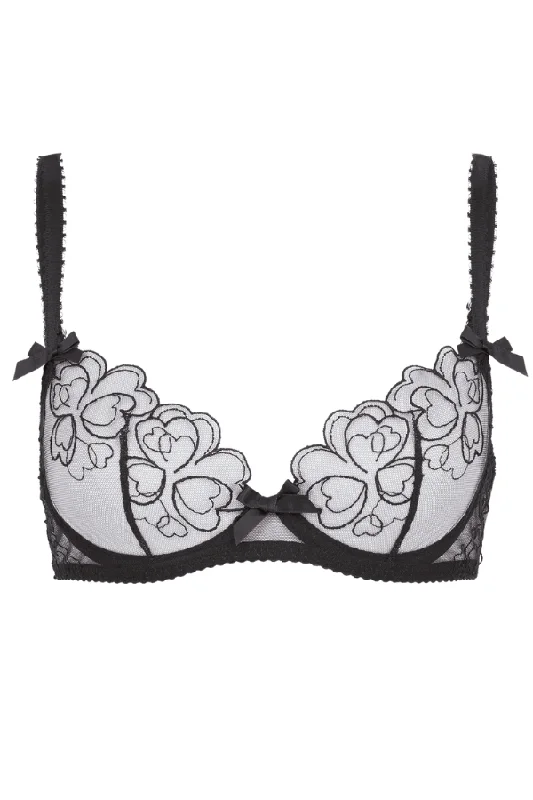 Eco-Friendly Organic Lingerie for Women Maysie Bra - Black