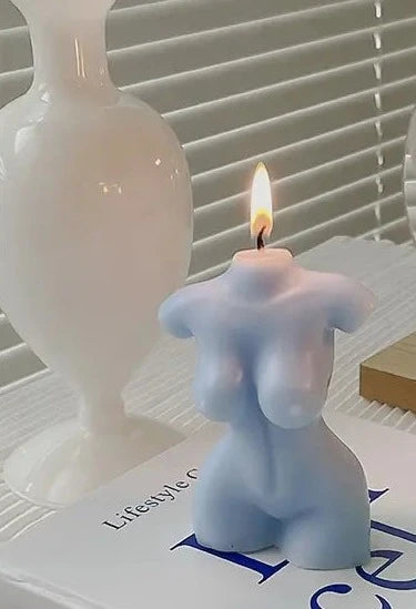 Women's Maternity Lingerie Blue Female Body Candle