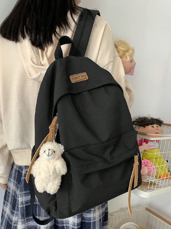Women's Lingerie with Matching Robes Large Capacity Solid Classic Backpack