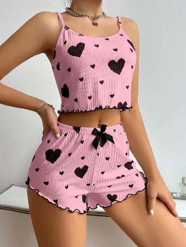 Black with pink