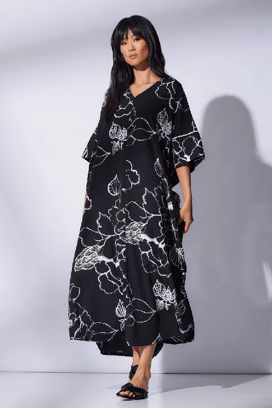 Women's Corset Style Lingerie Juliette Zip Caftan