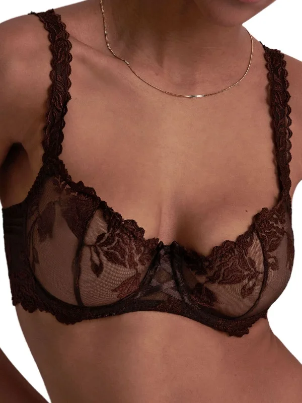Women's Shapewear Lingerie Sets Softessence Half Cup Bra - Espresso