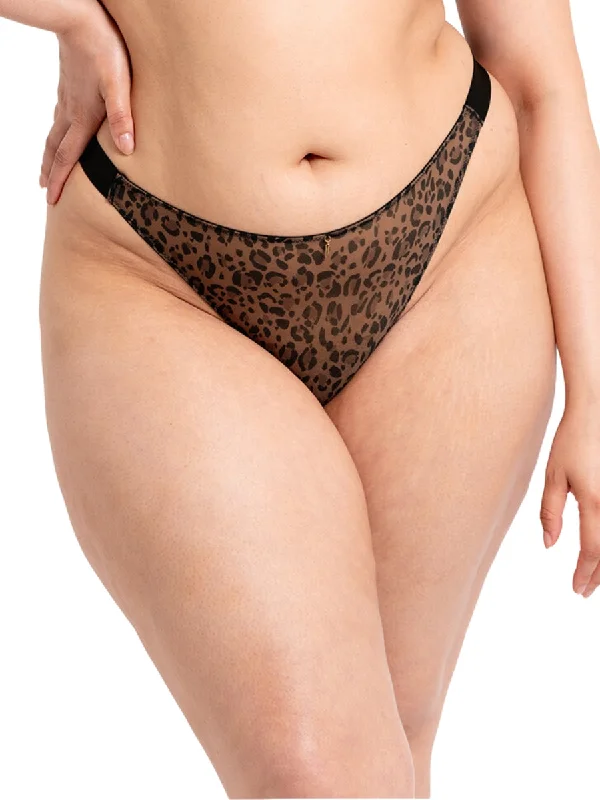 Women's Sheer Lingerie Nightgowns Cool Cat Tanga