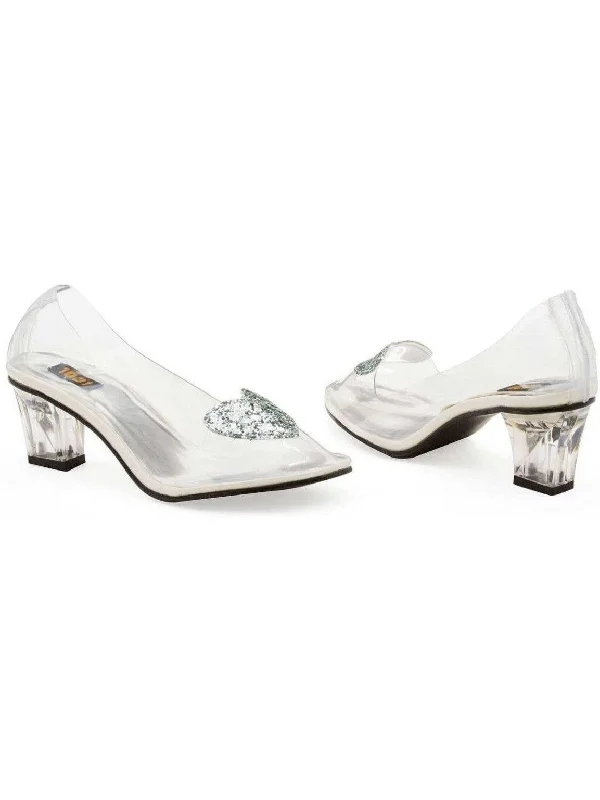 Eco-Friendly Organic Lingerie for Women Ellie Shoes E-212-Ariel 2 Heel Clear Slipper with Silver Glitter Heart Eco-Friendly Organic Lingerie for Women Ellie Shoes E-212-Ariel 2 Heel Clear Slipper with Silver Glitter Heart