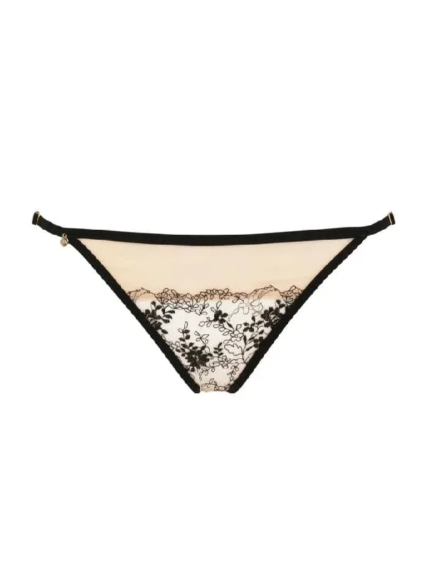 Lingerie Gift Sets for Women Après Minuit Open Panties- Black