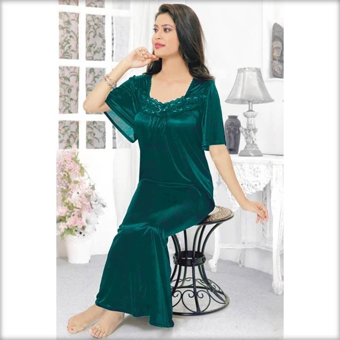 Plus Size Lace Lingerie for Women Green - FL-520 - Flourish Nightwear