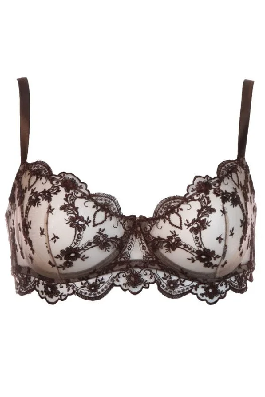 Women's Corset Style Lingerie Lolita Underwired Longline Balconette Bra