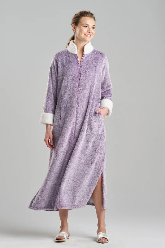 Lingerie Gift Sets for Women Frosted Cashmere Mandarin Zip Lounger
