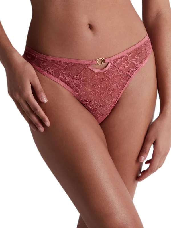 Elegant French Lace Lingerie for Women Feeling Myself Tanga