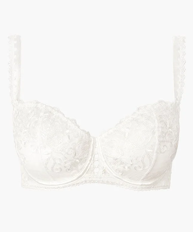 Plus Size Lace Lingerie for Women Pour Toujours Comfort Half Cup Bra