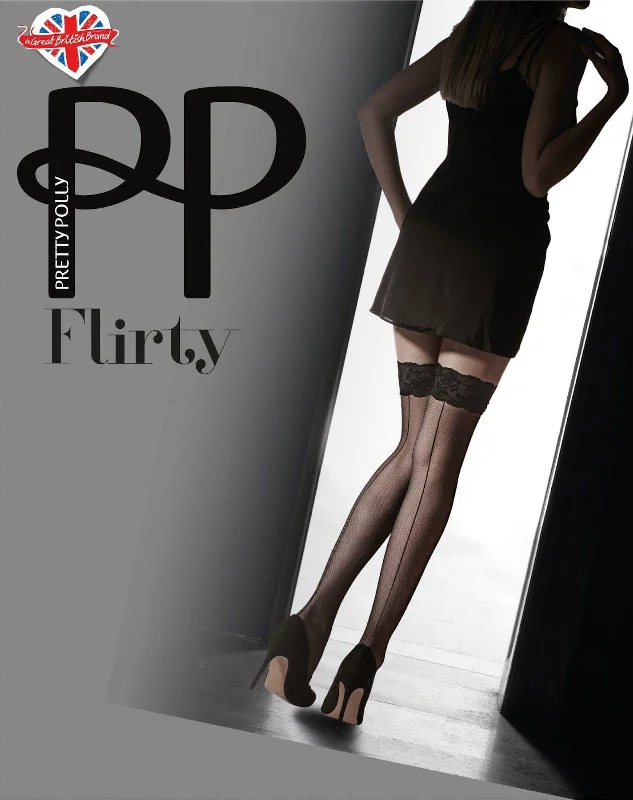 Women's Maternity Lingerie Velvet Lace Backseam Hold Ups