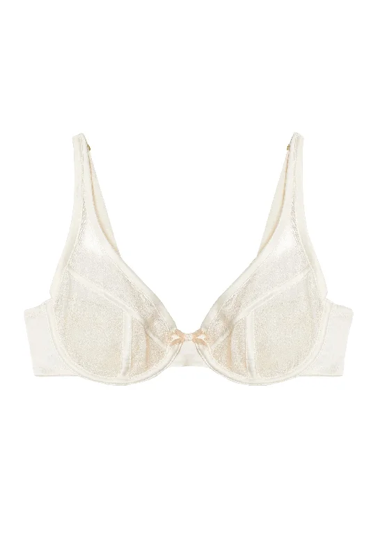 Vintage Inspired Lingerie for Women Ellery Pearl High Apex Bra