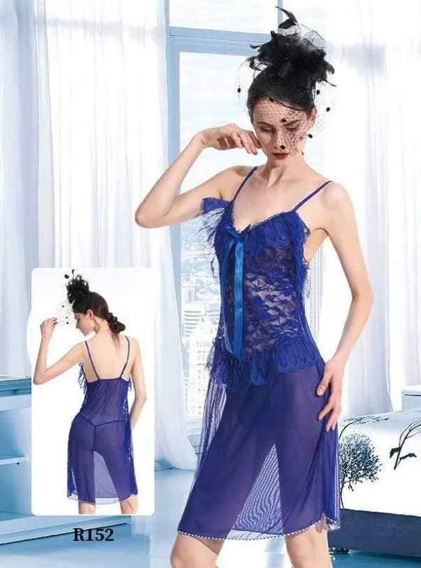 Women's Corset Style Lingerie Apratim Short Romantic  Nighty For Women - R152