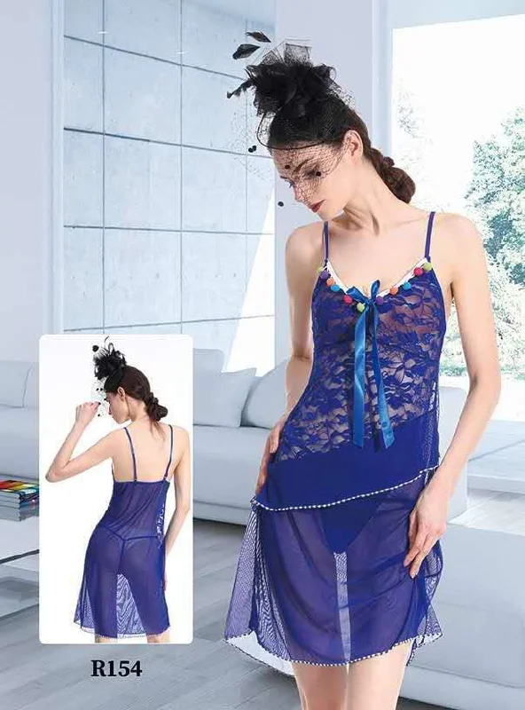 Women's Shapewear Lingerie Sets Gold Stroma Short Romantic Nighty For Women - R154 Women's Shapewear Lingerie Sets Gold Stroma Short Romantic Nighty For Women - R154