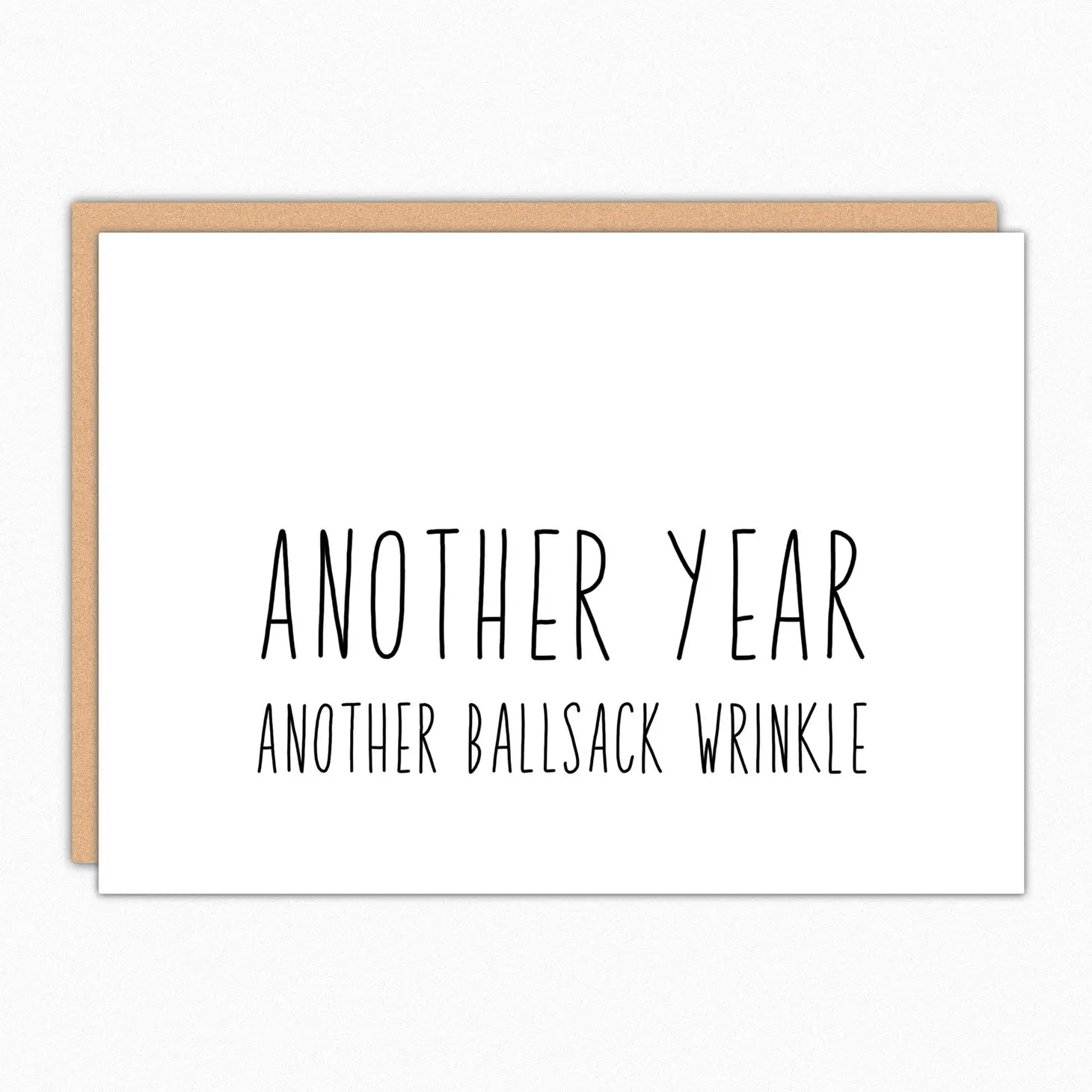 Designer Lingerie Sets for Women Another Year Another Ballsack Wrinkle Card