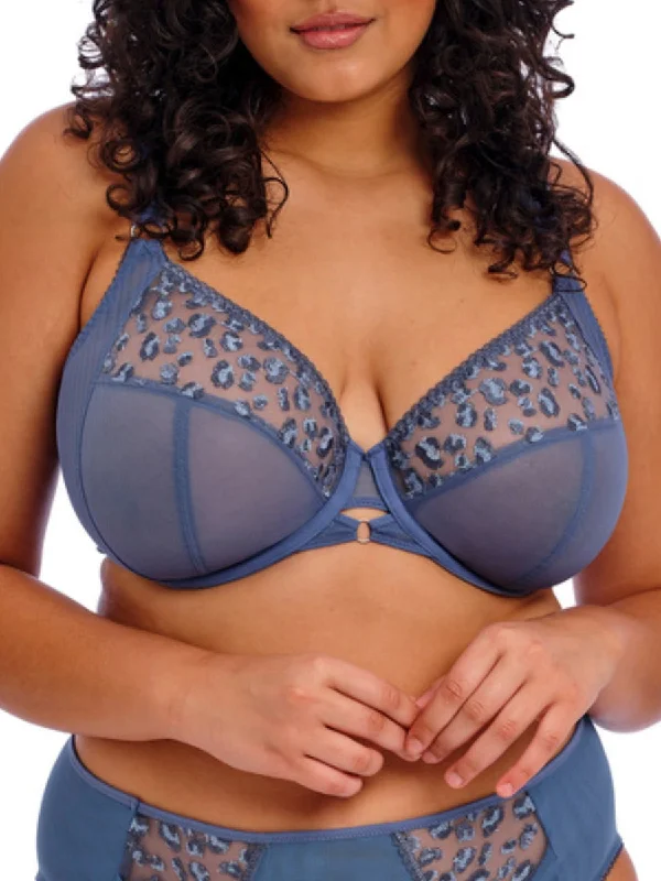 Designer Lingerie Sets for Women Namrah Bandless Plunge Bra - Stonewash