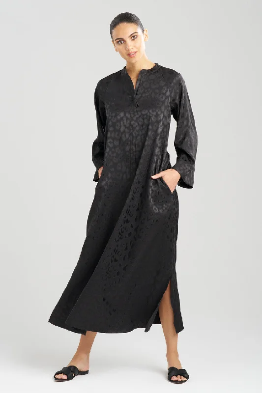 Women's Lingerie with Matching Robes Decadence Mandarin Zip Caftan