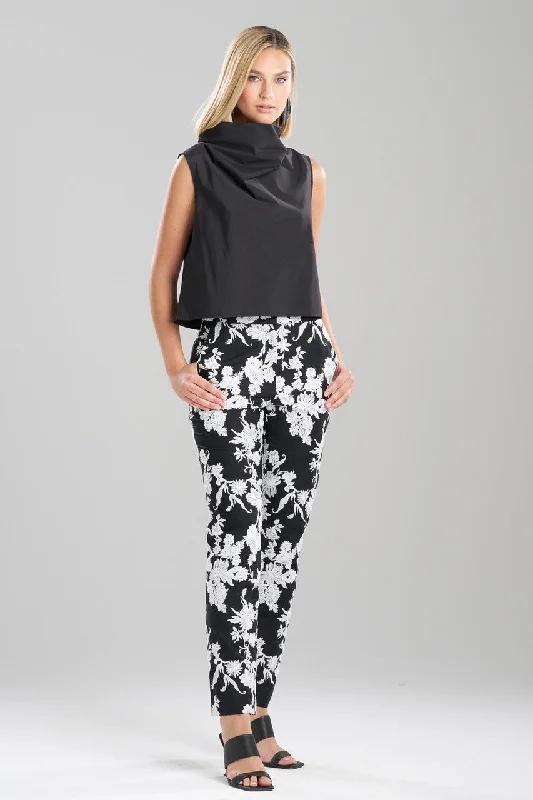 Eco-Friendly Organic Lingerie for Women Techno Poplin Cowl Top