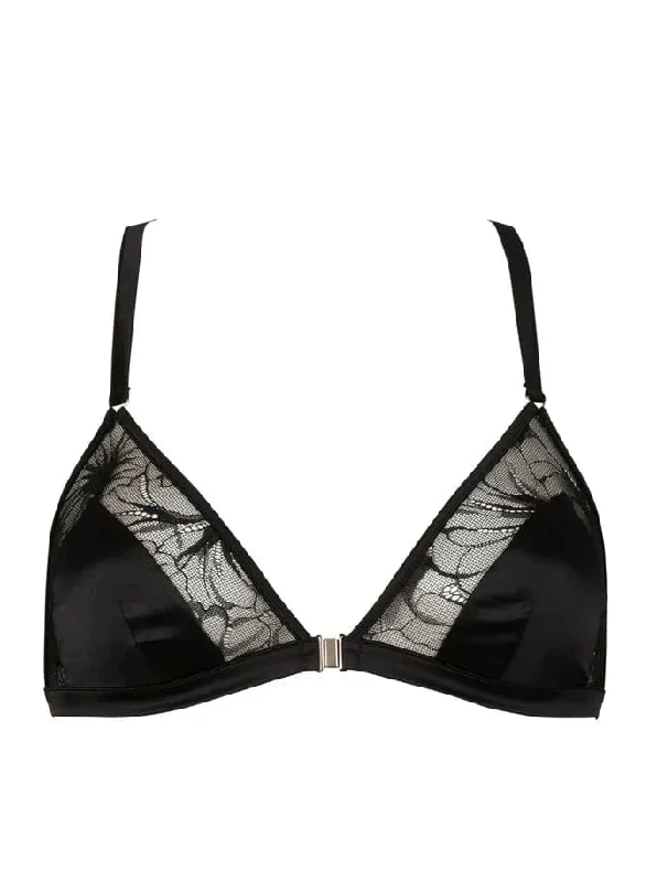 Breathable Bamboo Lingerie for Women Broadway Night Triangle- Black