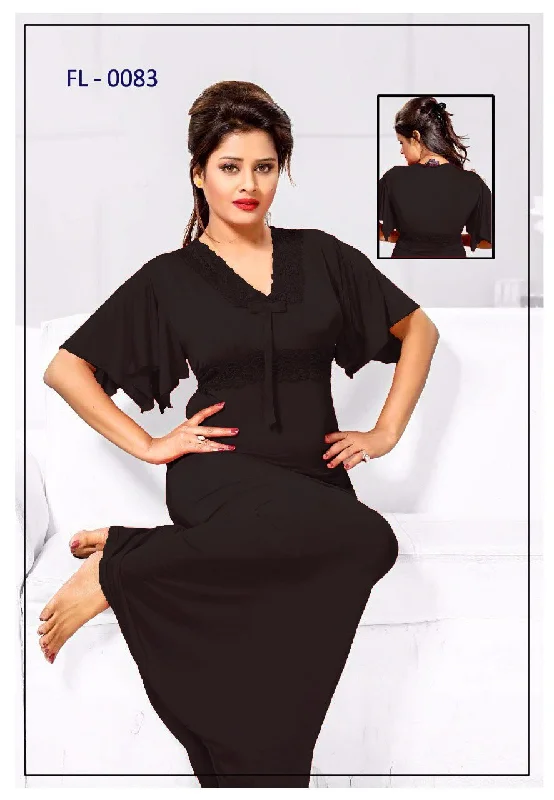 Luxury Lingerie for Special Occasions Flourish Nighty FL-0083 - 1Pc Bridal Nighty - Long Nighty Luxury Lingerie for Special Occasions Flourish Nighty FL-0083 - 1Pc Bridal Nighty - Long Nighty