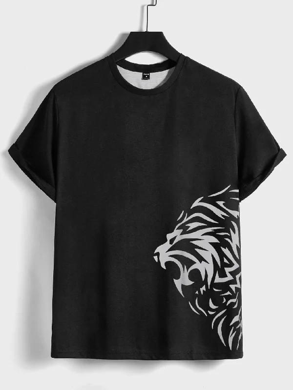 Women's Bridal Lingerie Collection SHEIN Animal Print Tee