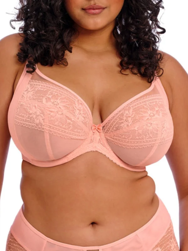 Women's Thermal Lingerie for Cold Weather Kendra Plunge Bra - Rose Bud