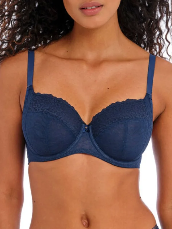 Women's Tummy Control Lingerie Catwalk Side Support Bra - Midnight