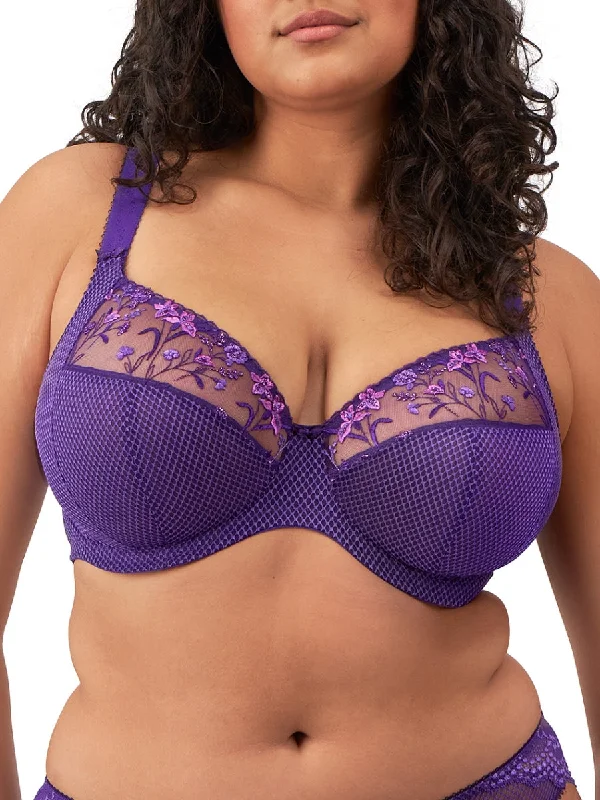 Vintage Inspired Lingerie for Women Charley Plunge Bra - Iris