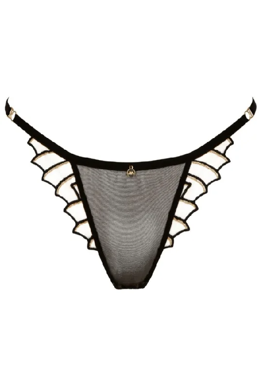 Comfortable Cotton Lingerie for Women Cosmic Dream Panties - Black