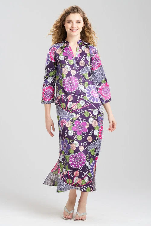 Women's Lingerie with Matching Robes Zuri Mandarin Caftan