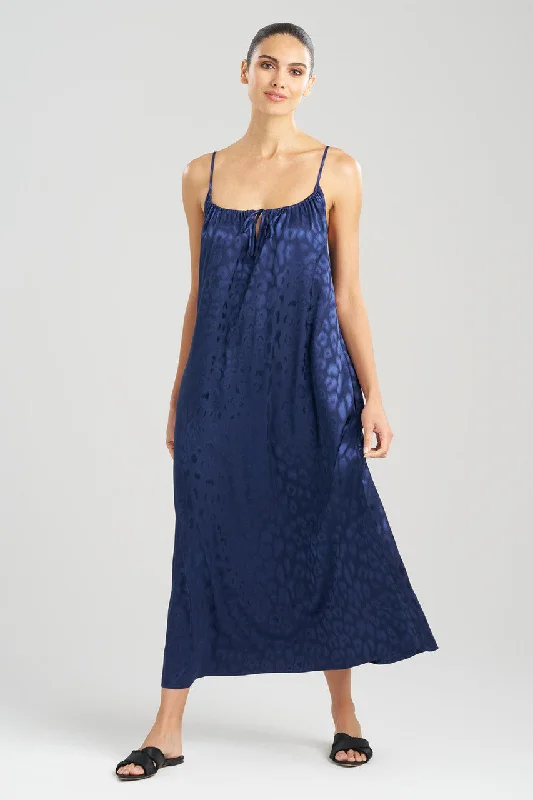 Vintage Inspired Lingerie for Women Decadence Tie Front Gown
