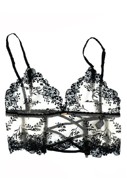 Eco-Friendly Organic Lingerie for Women Rachel Longline Bralette