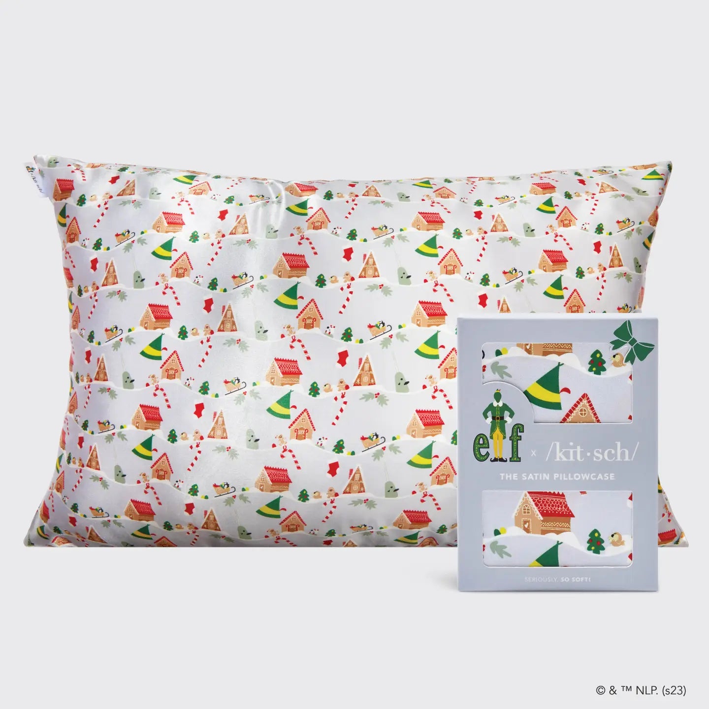 Women's Bridal Lingerie Collection Elf Satin Pillowcase Peri Christmas