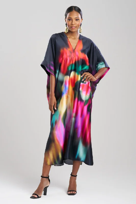 Women's Sheer Lingerie Nightgowns Melisande Cocoon Silk Caftan