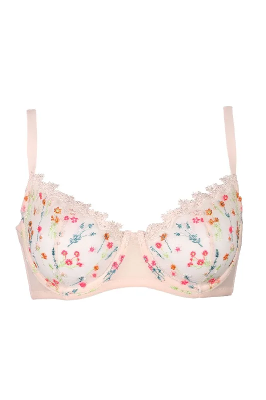 Women's Corset Style Lingerie Boogie Wonderland Underwire Bra - Cream