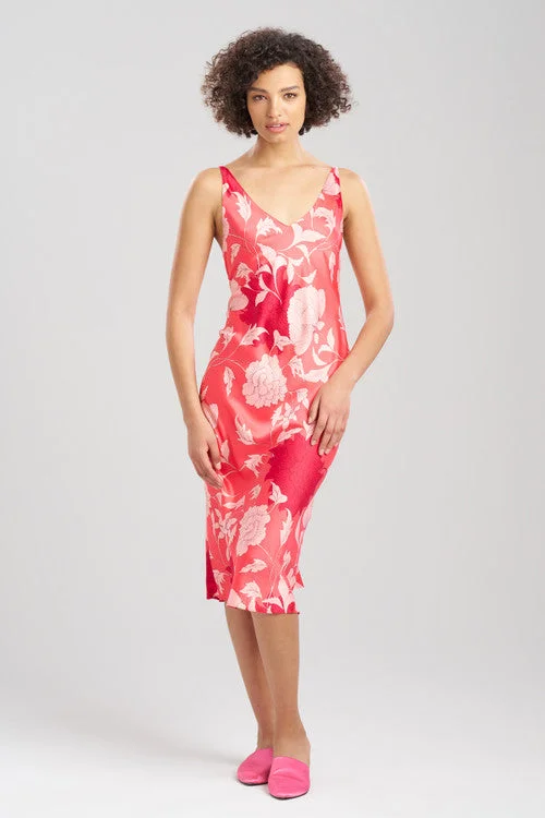 Women's Satin Sleepwear Lingerie Venetian Gown