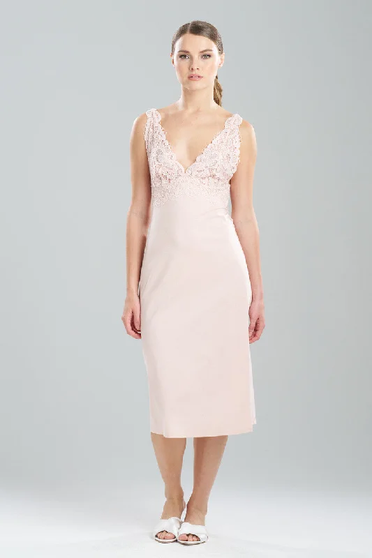 Women's Silk Lingerie Sets Bliss Harmony Lace V-Neck Gown