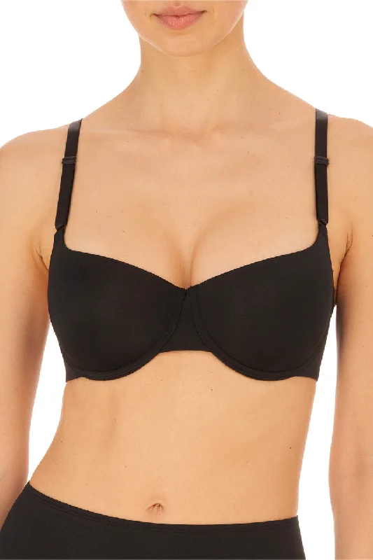 Comfortable Cotton Lingerie for Women Liquid Convertible Balconette Push-Up Bra
