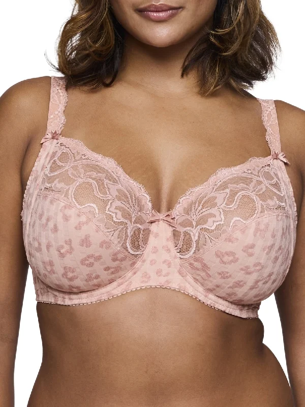 Plus Size Lace Lingerie for Women Madison Full Cup Bra - Sweet Dust