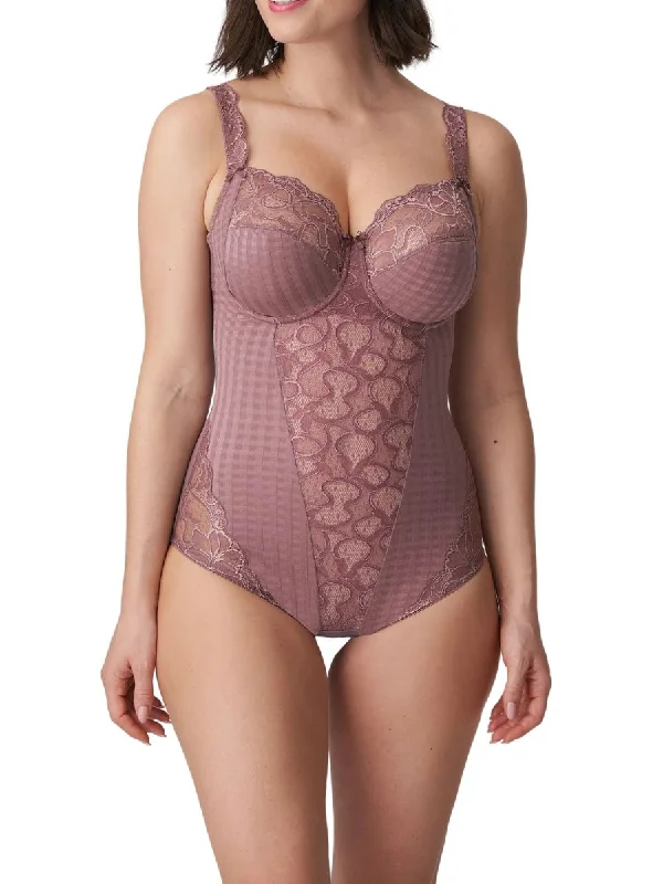 Women's Bridal Lingerie Collection Madison Full Cup Body - Satin Taupe