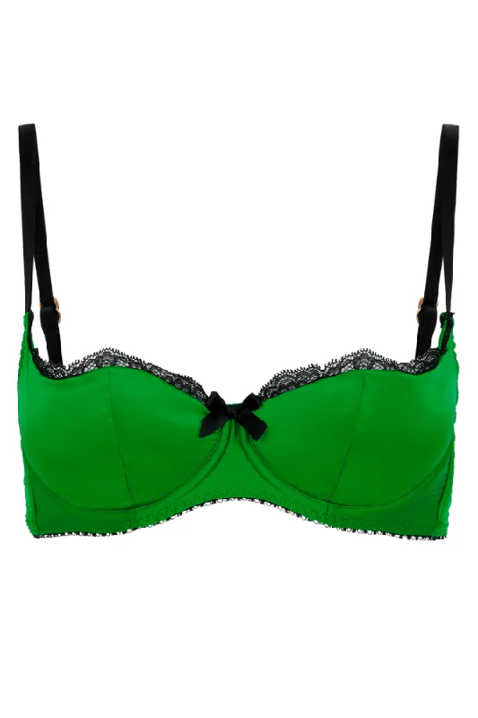 Comfortable Cotton Lingerie for Women Sloane Bra - Green